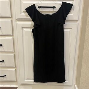 She + Sky Black Mini Dress